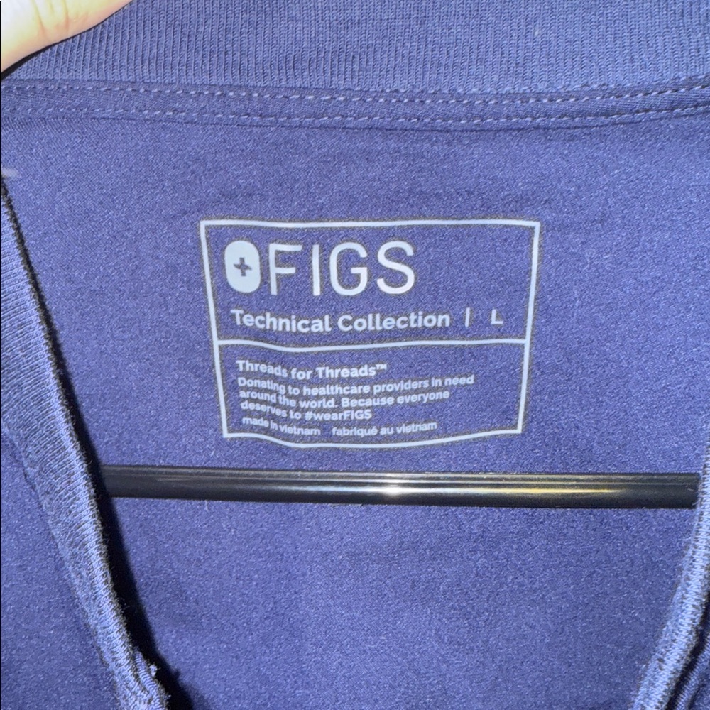 Figs Women’s Large Bellery Jacket - Navy Blue - Picture 3 of 3